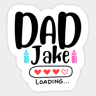 Dad Est 2024 Promoted to Daddy 2024 Pregnancy Announcement Sticker